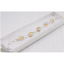 #65-AUSTRALIAN TRIPLE OPAL BRACELET
