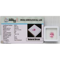 #17-NATURAL PINK ZIRCON 4.60CT