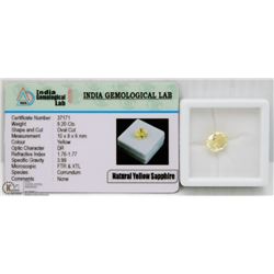 #8- NATURAL YELLOW SAPPHIRE GEMSTONES 8.90CT