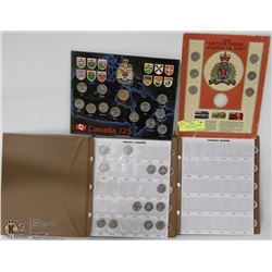 1973 CANADIAN 25 CENT COIN & STAMP SET W/ CANADA