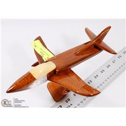 CARVED WOOD AIRPLANE
