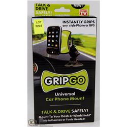 NEW GRIPGO UNIVERSAL CAR PHONE MOUNT