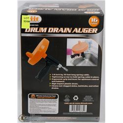 NEW 16' DRUM DRAIN AUGER