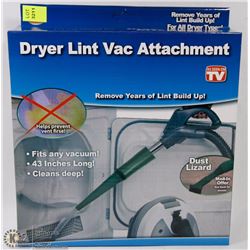 NEW DRYER LINT VAC ATTACHMENT