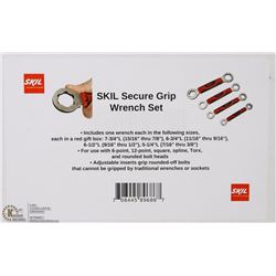 NEW 4PC SKIL SECURE GRIP WRENCH SET
