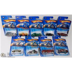 LOT OF 9 NEW HOTWHEELS CARS UNOPENED