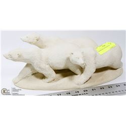 SANDSTONE 3 POLAR BEARS