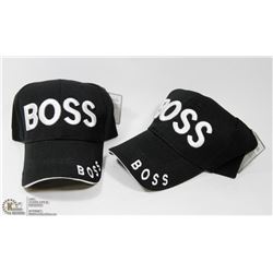 LOT OF 2 "BOSS" BALL CAPS