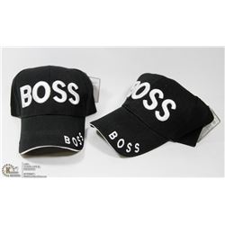 LOT OF 2 "BOSS" BALL CAPS