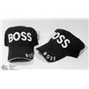 Image 1 : LOT OF 2 "BOSS" BALL CAPS