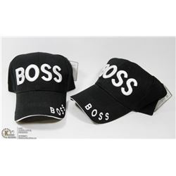 LOT OF 2 "BOSS" BALL CAPS