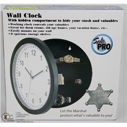 NEW HIDDEN COMPARTMENT WALL CLOCK