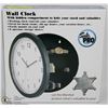 Image 1 : NEW HIDDEN COMPARTMENT WALL CLOCK