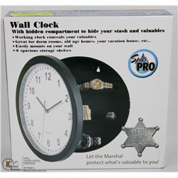 NEW HIDDEN COMPARTMENT WALL CLOCK