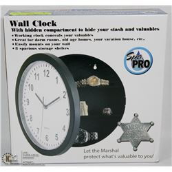 NEW HIDDEN COMPARTMENT WALL CLOCK