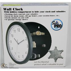 NEW HIDDEN COMPARTMENT WALL CLOCK