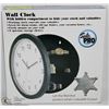 Image 1 : NEW HIDDEN COMPARTMENT WALL CLOCK