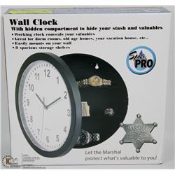 NEW HIDDEN COMPARTMENT WALL CLOCK