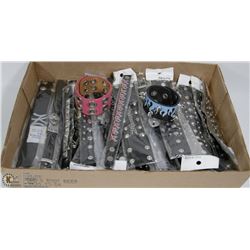 FLAT OF BIKER BRACELETS