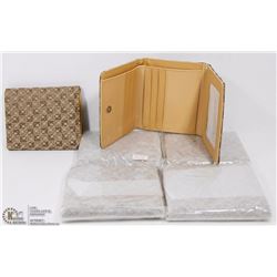 LOT OF 6 NEW LADIES WALLETS