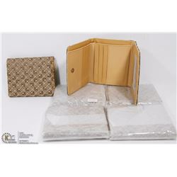 LOT OF 6 NEW LADIES WALLETS