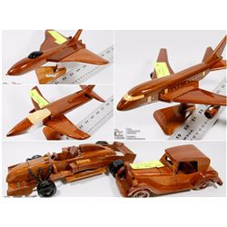 FEATURED ITEMS: CARVED WOOD VEHICLES!