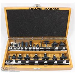MASTERCRAFT COMPLETE SET OF ROUTER BITS
