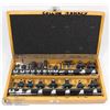 Image 1 : MASTERCRAFT COMPLETE SET OF ROUTER BITS