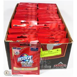 BOX W/OVER 100 NEW RESOLVE GOLD