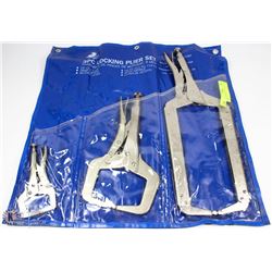 CANADA BRICO 3-PC LOCKING PLIER SET - C6",