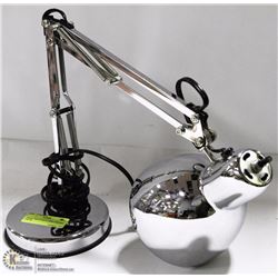 SWING ARM TABLE LAMP CHROME COLOR