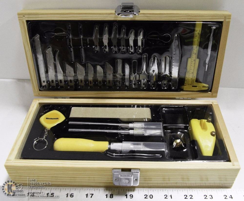 NEW 36PC WORKSMITH EXACTO KNIFE SET