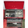 Image 1 : RED STEEL TOOL BOX WITH 180 PIECE TOOL
