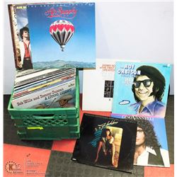 CRATE OF ASST RECORDS INCL ROY ORBISON,