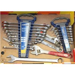 LARGE FLAT W/MASTERCRAFT WRENCHES &