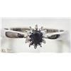Image 3 : #3 - TWO STERLING SILVER SAPPHIRE RINGS