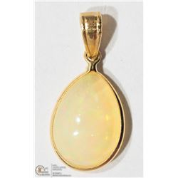 #09 - 14K YELLOW GOLD OPAL PEAR PENDANT
