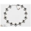 Image 1 : #20 - STERLING SILVER SAPPHIRE BRACELET