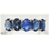 Image 1 : #21 -STERLING SILVER SAPPHIRE CLASSIC STYLE RING