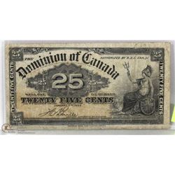 1900 CANADIAN SHINPLASTER