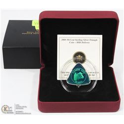 2008 MILK DELIVERY 50 CENT STERLING SILVER