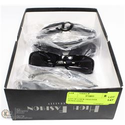 LOT OF 6 NEW DESIGNER SUNGLASSES