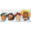 Image 1 : 4 VINTAGE BOSSON CHARACTER HEADS
