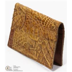 ALIGATOR SKIN CARD HOLDER