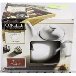 CORELLE CORDINATES 1 QT TEA POT