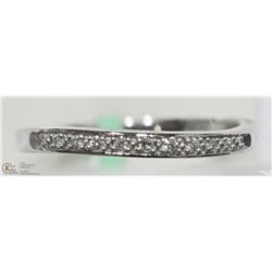 #31 -10K WHITE GOLD DIAMOND RING SIZE 7