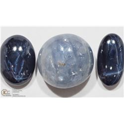 #37 -GENUINE ENHANCED STAR SAPPHIRE GEMSTONES