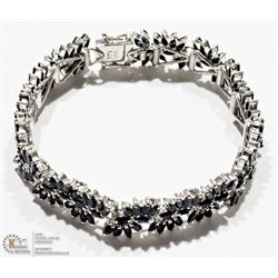 #39 -STERLING SILVER 154 SAPPHIRE BRACELET