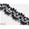 Image 2 : #39 -STERLING SILVER 154 SAPPHIRE BRACELET
