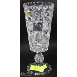 VINTAGE GERMAN CRYSTAL 12" VASE (BLEIKRISTALL)